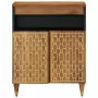 Credenza 60x33x75 cm in Legno Massello di Mango