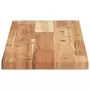 Piano Tavolo Rettangolare 100x20x2 cm Legno Massello di Acacia