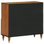 Credenza 80x33x75 cm in Legno Massello di Mango