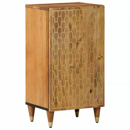 Credenza 40x33x75 cm in Legno Massello di Mango