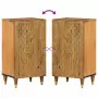 Credenza 40x33x75 cm in Legno Massello di Mango