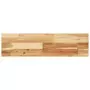 Piano per Tavolo 100x20x4cm Rettangolare Legno Massello Acacia