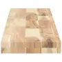 Ripiano a Parete 140x20x4 cm Legno Massello Acacia Non Trattato