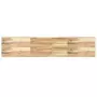 Ripiano a Parete 120x30x4 cm Legno Massello Acacia Non Trattato