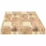 Ripiano a Parete 120x30x4 cm Legno Massello Acacia Non Trattato