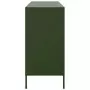 Credenza Verde Oliva 100,5x39x79cm in Acciaio Laminato a Freddo