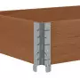 Paretali per Pallet 3pz Marroni 150x50cm Legno Massello di Pino