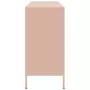 Credenza Rosa 100,5x39x79 cm in Acciaio Laminato a Freddo