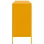 Credenza Giallo Senape 100,5x39x79 cm Acciaio Laminato a Freddo