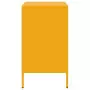 Comodini 2pz Giallo Senape 36x39x68cm Acciaio Laminato a Freddo