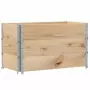 Paretali per Pallet 3 pz 100x50 cm in Legno Massello di Pino