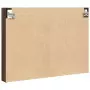 Armadietto Vetrina Rovere Marrone 80x8,5x58cm Legno Multistrato