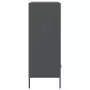 Credenza Antracite 68x39x101,5 cm Acciaio Laminato a Freddo