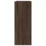 Tavolino Consolle Rovere Marrone 100x35x90 cm Legno Multistrato