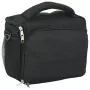 Borsa Fotocamera con Coperta Impermeabile Nera Tessuto Oxford