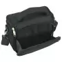 Borsa Fotocamera con Coperta Impermeabile Nera Tessuto Oxford