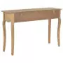 Tavolo Consolle con 2 Cassetti 110x35x76 cm Legno Multistrato