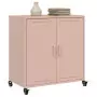 Credenza Rosa 68,5x39x72 cm in Acciaio Laminato a Freddo