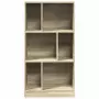 Libreria Rovere Sonoma 57x28,5x107,5 cm in Legno Multistrato