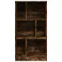 Libreria Rovere Fumo 57x28,5x107,5 cm in Legno Multistrato