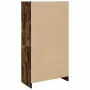 Libreria Rovere Fumo 57x28,5x107,5 cm in Legno Multistrato