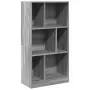 Libreria Grigio Sonoma 57x28,5x107,5 cm in Legno Multistrato