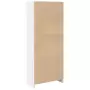 Libreria Bianca 57x28,5x141 cm in Legno Multistrato