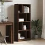 Libreria Rovere Marrone 57x28,5x141 cm in Legno Multistrato