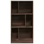 Libreria Rovere Marrone 57x28,5x107,5 cm in Legno Multistrato