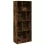 Libreria Rovere Fumo 57x28,5x141 cm in Legno Multistrato