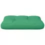 Cuscino per Pallet Verde 60x40x12 cm in Tessuto