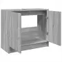 Mobile Lavabo Grigio Sonoma 63x29x55 cm in Legno Multistrato