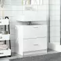 Mobile Lavabo Bianco 59x37x59 cm in Truciolare