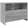 Mobile Lavabo Grigio Sonoma 78x37x59 cm in Truciolare