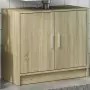 Mobile Lavabo Rovere Sonoma 63x29x55 cm Legno Multistrato