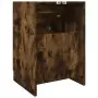 Mobile Lavabo Rovere Fumo 80x33x60 cm in Legno Multistrato