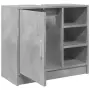 Mobile Lavabo Grigio Cemento 63x29x55 cm in Legno Multistrato