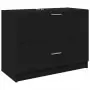 Mobile Lavabo Nero 78x37x59 cm in Truciolare