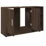 Mobile Lavabo Rovere Marrone 90x29x55 cm in Truciolare