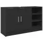 Mobile Lavabo Nero 90x29x55 cm in Truciolato