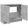 Mobile Lavabo Grigio Cemento 63x29x55 cm in Legno Multistrato