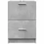 Mobile Lavabo Grigio Cemento 80x33x60 cm in Legno Multistrato