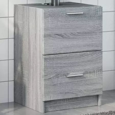 Mobile Lavabo Grigio Sonoma 40x37x59 cm in Truciolare