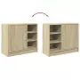 Mobile Lavabo Rovere Sonoma 63x29x55 cm Legno Multistrato