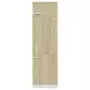 Mobile per Frigo Rovere Sonoma 60x57x207 cm Legno Multistrato