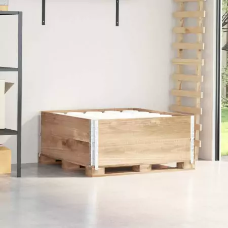 Paretali per Pallet 2 pz 100x100 cm in Legno Massello di Pino