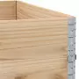 Paretali per Pallet 2 pz 100x100 cm in Legno Massello di Pino