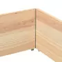 Paretali per Pallet 2 pz 150x100 cm in Legno Massello di Pino