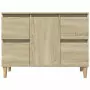 Mobile Lavabo Rovere Sonoma 80x33x60 cm in Legno Multistrato