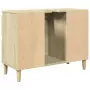 Mobile Lavabo Rovere Sonoma 80x33x60 cm in Legno Multistrato